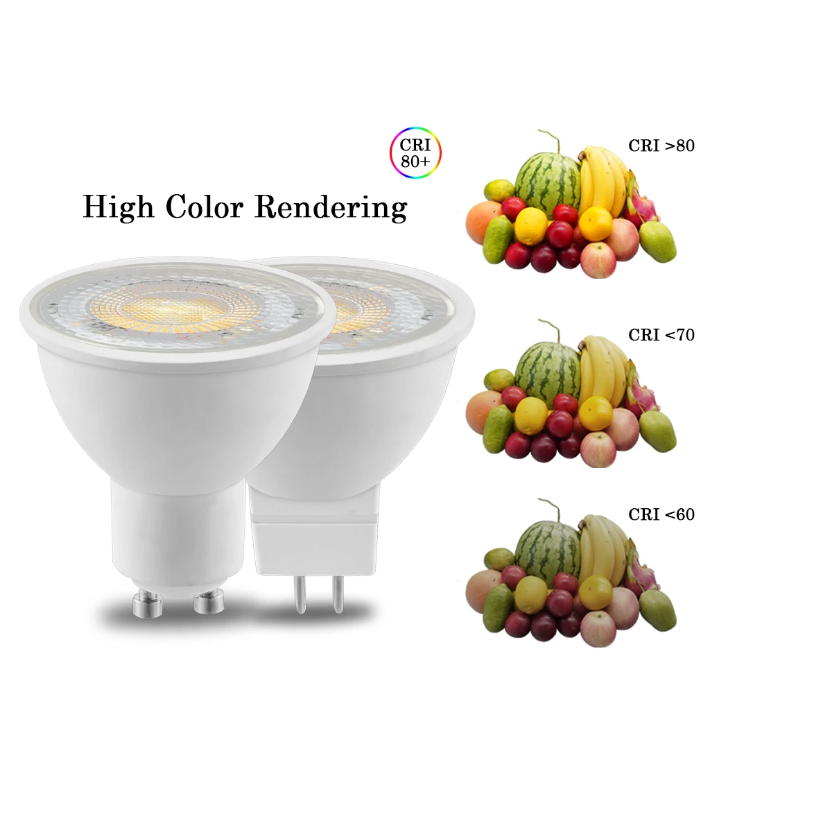 1-10PCS GU10 MR16 LED 램프 스포트라이트 전구 38도 램프라라 AC220V 120V 3W-8W 봄빌라스 LED MR16 람파다 스포트라이트 3W 5W 6W 7W