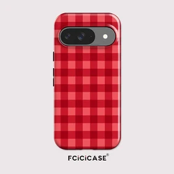 Grid Pattern Shockproof Bumper Phone Case with Dual - Layer Protection - Google Pixel 8 Pro (TYFL3617)