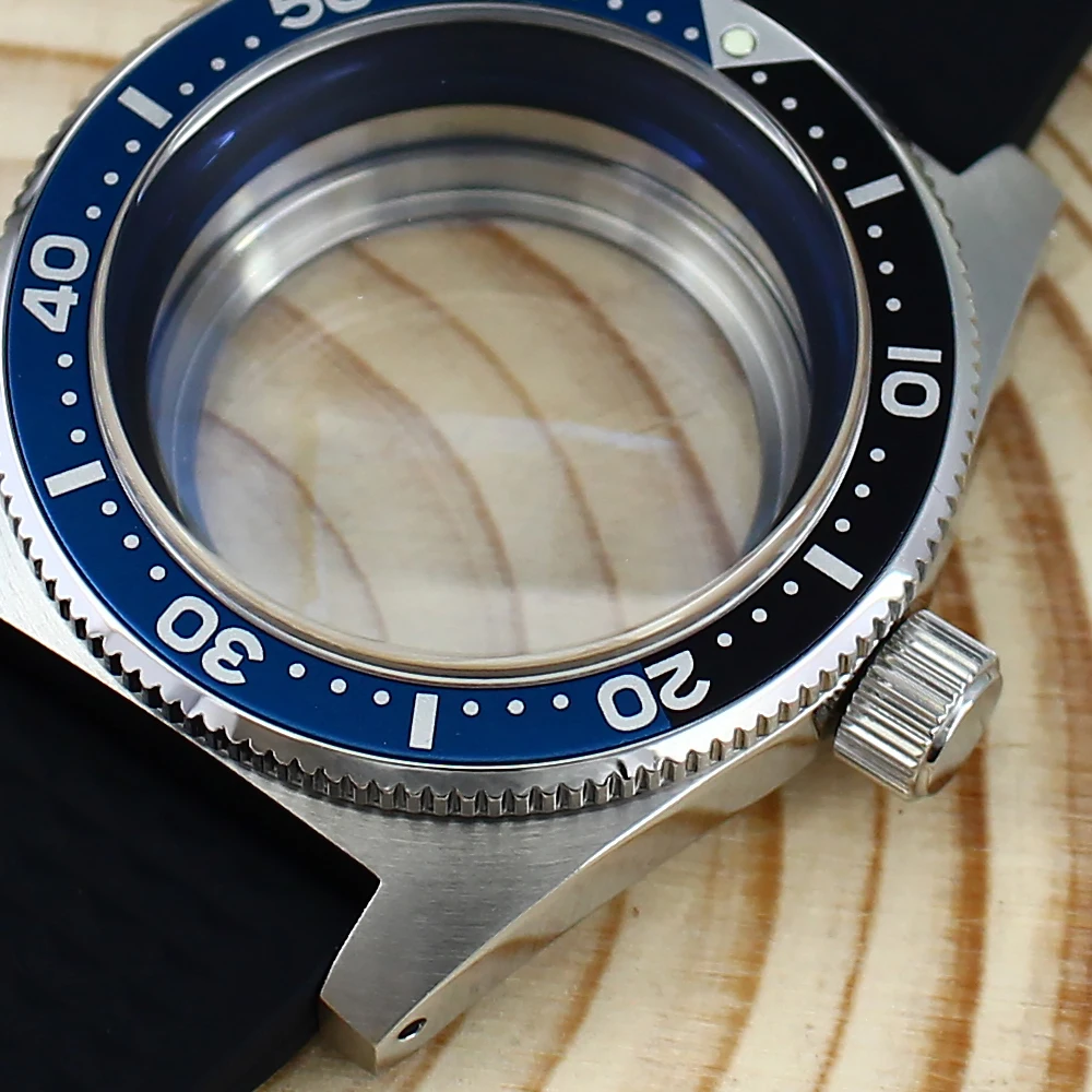 40mm Diving Herrenuhrengehäuse AR gewölbter Saphir für NH35 NH36 NH34 4R36 Movt Mod 62MAS Uhrenzubehör Reparaturteile 28,5mm Zifferblatt – Detail 25