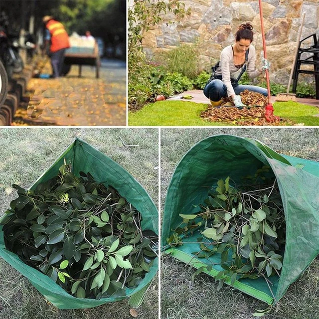 Extra Large Reuseable Gardening Bags Lawn Pool Leaf Waste Bags Trash Bags