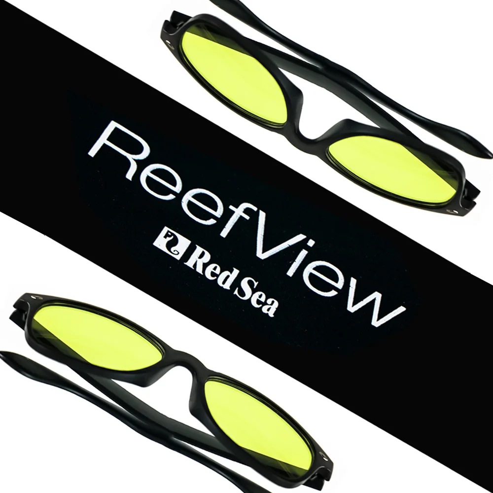 Red Sea ReefView Saltwater Blue Aquarium Light Fliter Glasses For Coral Viewing Eye Protection and Photography
