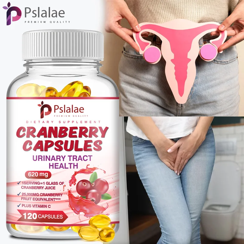 

Premium Cranberry Capsules 600 mg - Contains soybean oil, rice bran oil, soy lecithin