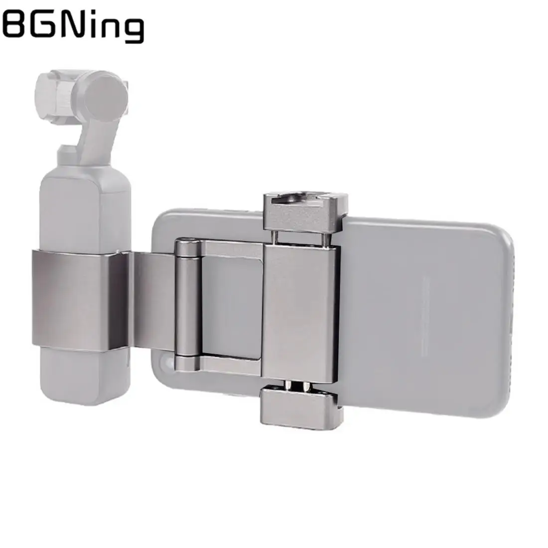 Mobile Phone Securing Clip Bracket Mount with Cold Shoe for DJI Osmo Pocket/Pocket 2 Phone Clip Holder Gimbal Camera Accessories