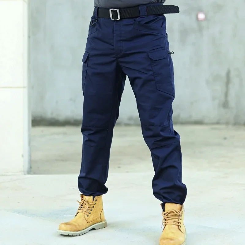 IX7 tactical pants men's trousers outdoor training pants multi-pocket autumn winter mountaineering mens work pants