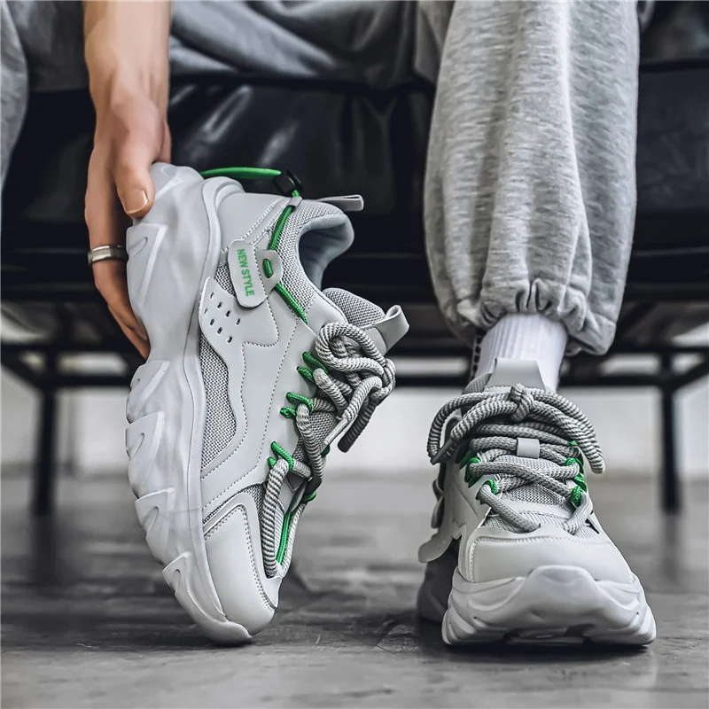 Men’s Casual Sneakers – Breathable, Thick Sole, Comfort Shoes 4