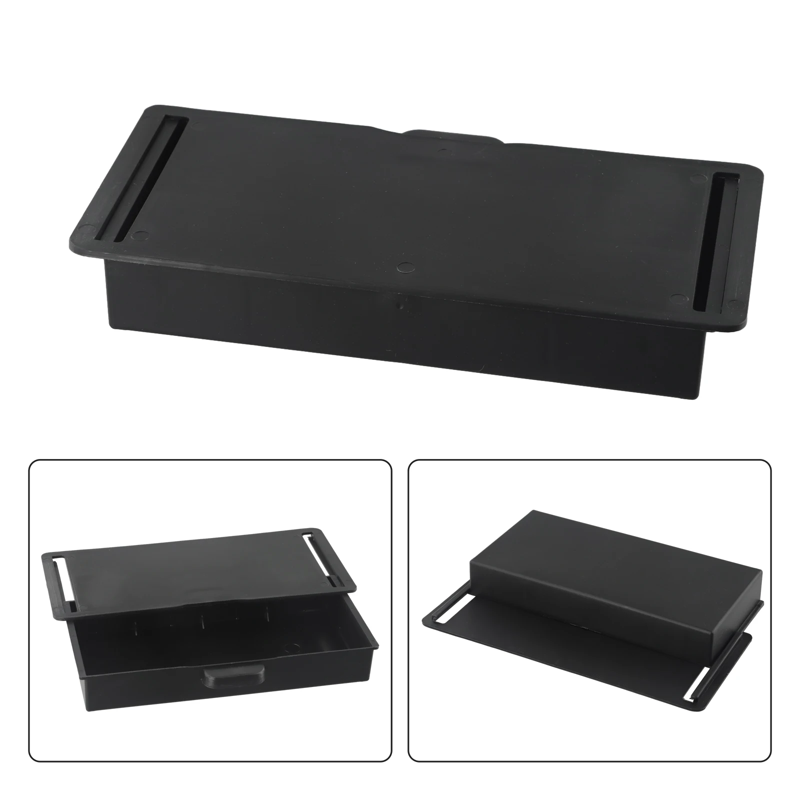 

Under Desk Drawer Organizer Large Capacity Under Desk Drawer Organizer ABS Material Stationery & Cosmetic Storage Box