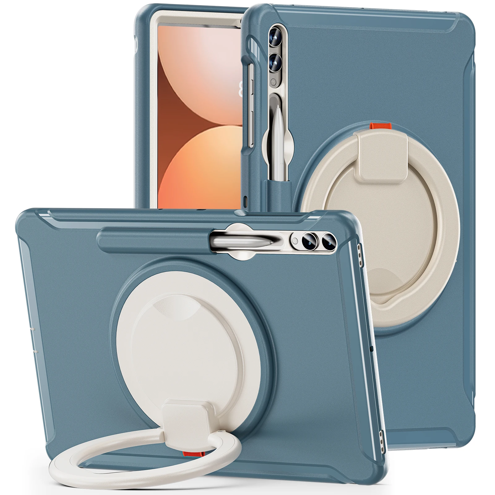 Durable Handle Kickstand Shockproof Tablet Case Cover with Stand