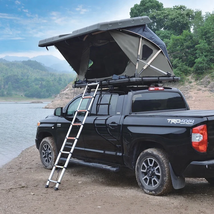 

Waterproof electric lifting rod and electric remote outdoor and camping hard shell roof top tent