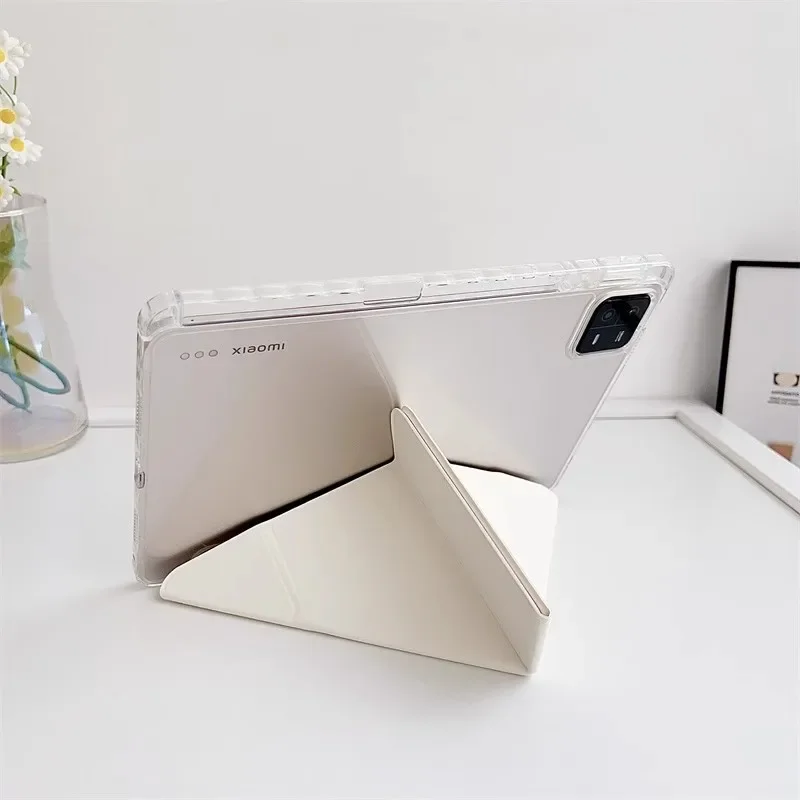Acrylic Back Stand Cover for Tablets - Premium Case with Enhanced Protection and Versatility