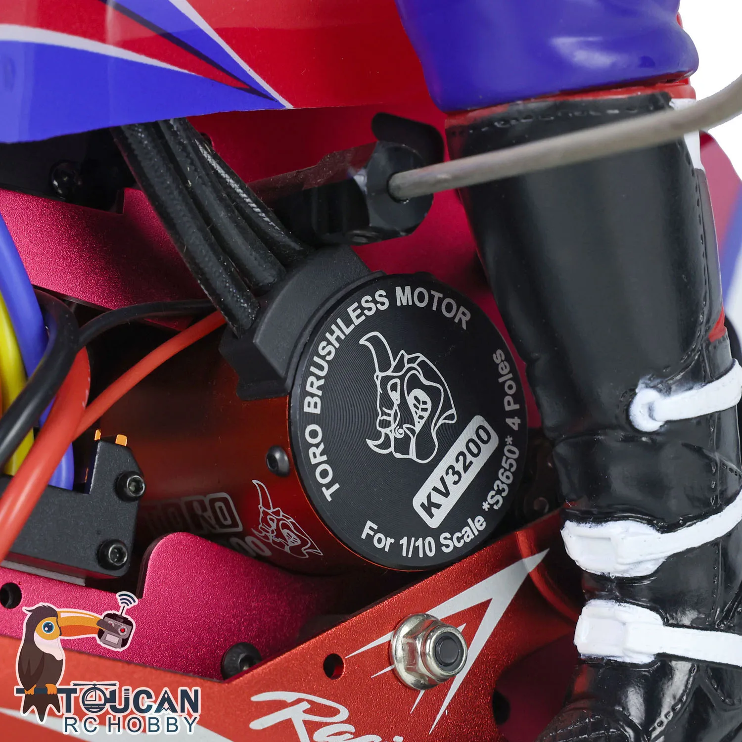 RC Super Rider RTR Sr5 motocicleta roja Skyrc 1/4 Control remoto FS GT2 cargador de batería de motocicleta modelo juguete para regalo TH02600