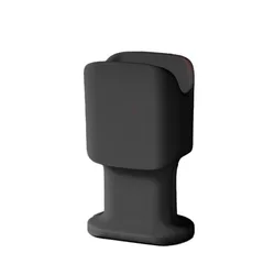 Dual - Function Silicone Charger Protector and Cable Organizer with Soft Anti - Break Design (Black)