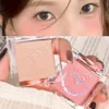Flawless matte blush, pink - waterproof, suitable for all skin tones, portable travel style 4