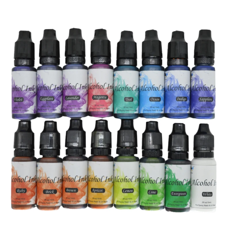 

15ml Alcoholink Alcohol Ink Diffusion Rendering 3D Fluid Pigment Art Painting Acrylic Paint