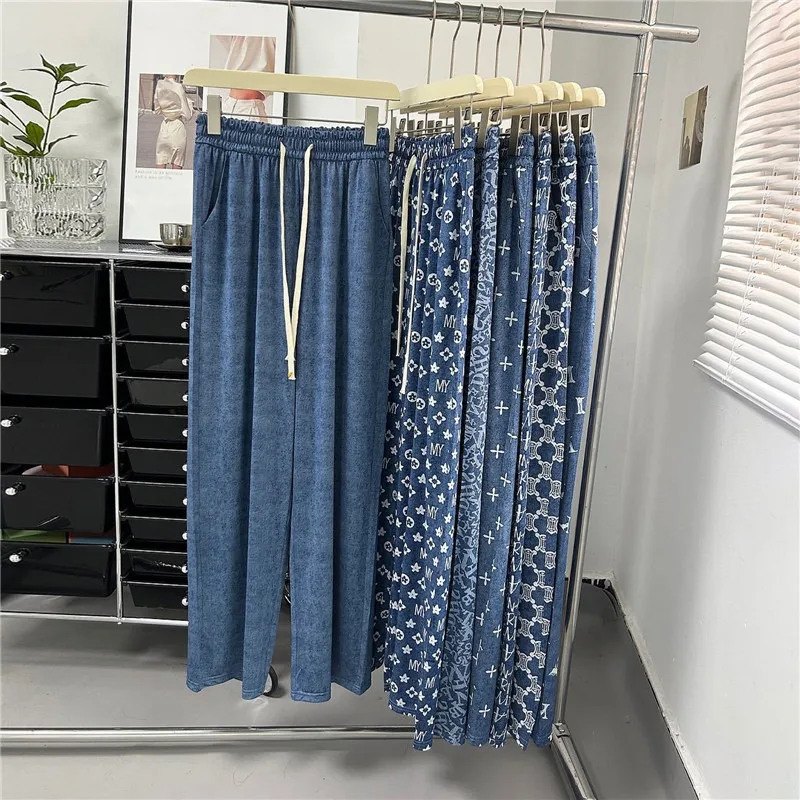 pantalones de pierna ancha para mujer