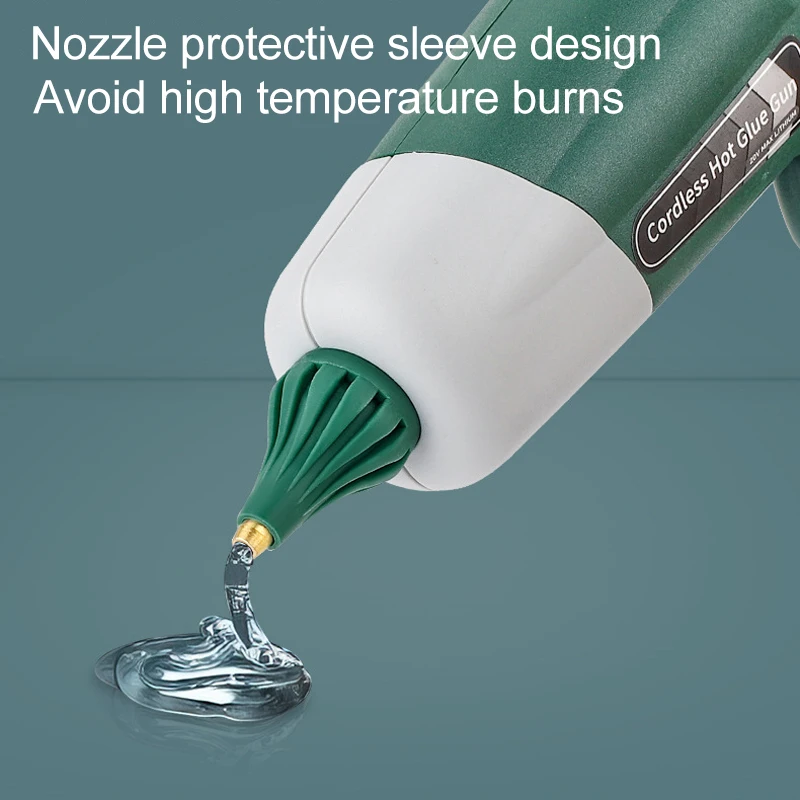 For Makita/Dewalt/Milwaukee/Bosch 18V Li-ion Battery Cordless Hot Melt Glue Gun with 11mm Glue Sticks Digital Display Gun hot melt glue gun,hot glue gun,cordless glue gun