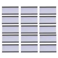 50pcs Magnetic Label Holders C Channel Label Holders Practical Price Sign Holders 1