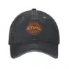Stihls Unisex Style Baseball Cap Electric Tool Distressed Denim Hats Cap Fashion Outdoor Running Golf Adjustable Snapback Cap 1