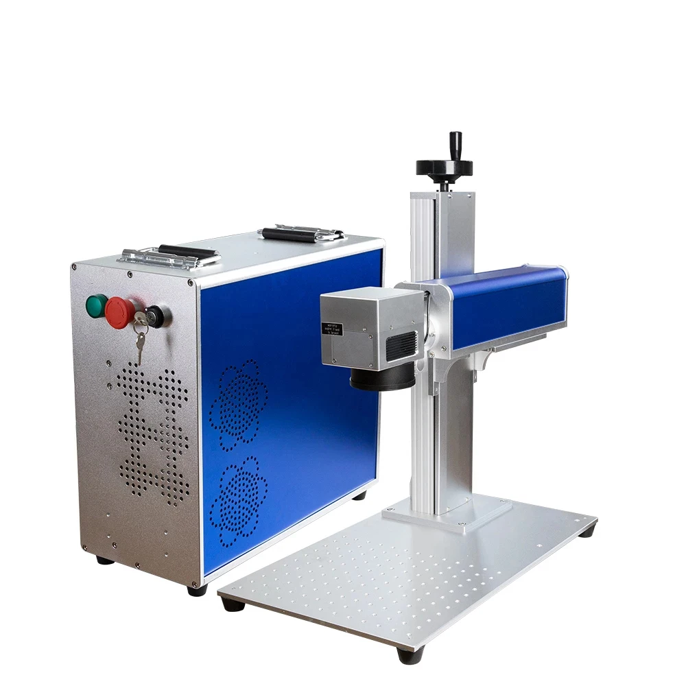 

Portable 30W JPT RAYCUS Color Mini Fiber Laser Marking Machine for metal jewelry bearing watch