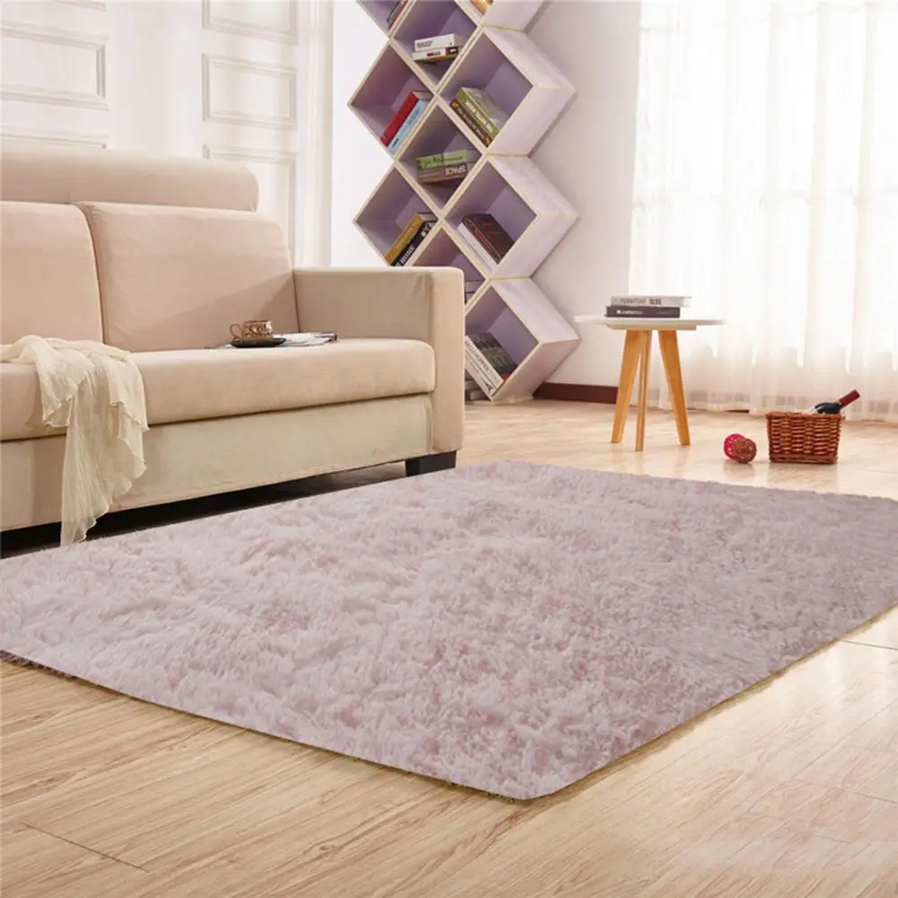 

Colorful Fluffy Soft Rug Soft Shaggy Rugs Luxurious Non-slip Carpets for Bedroom Nursery Home Decor Safe Durable Carpet