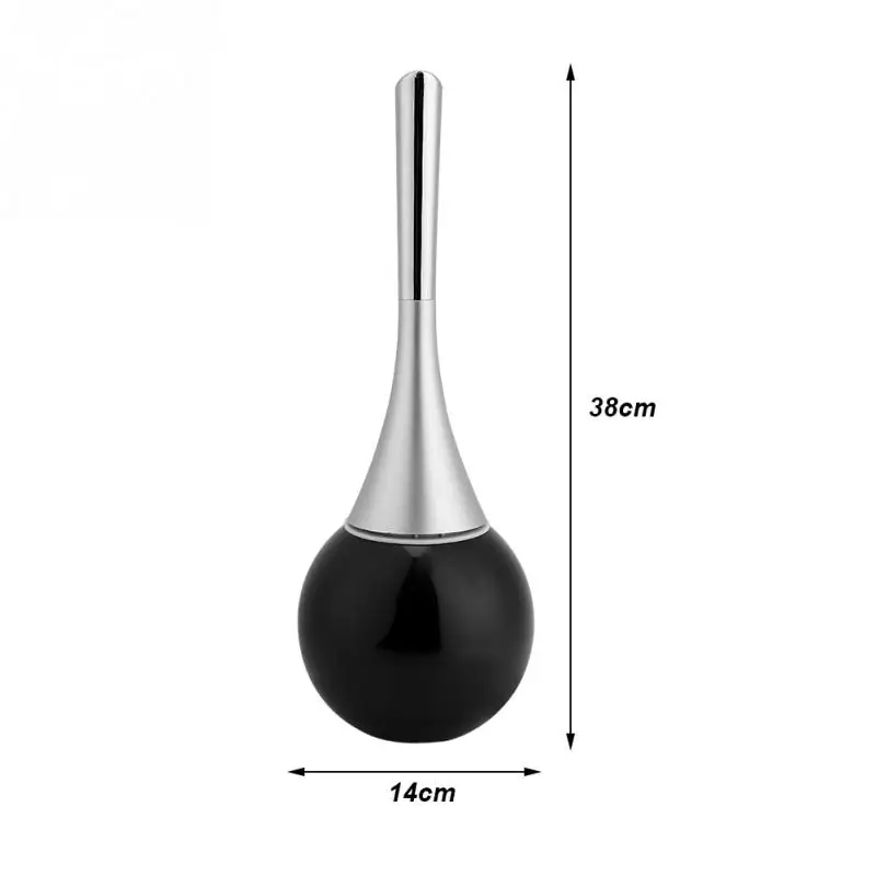 Toilet Brush Creative Bathroom Toilet Scrub Cleaning Brush Holder Set with Stainless Steel Base Universal WC Accessory