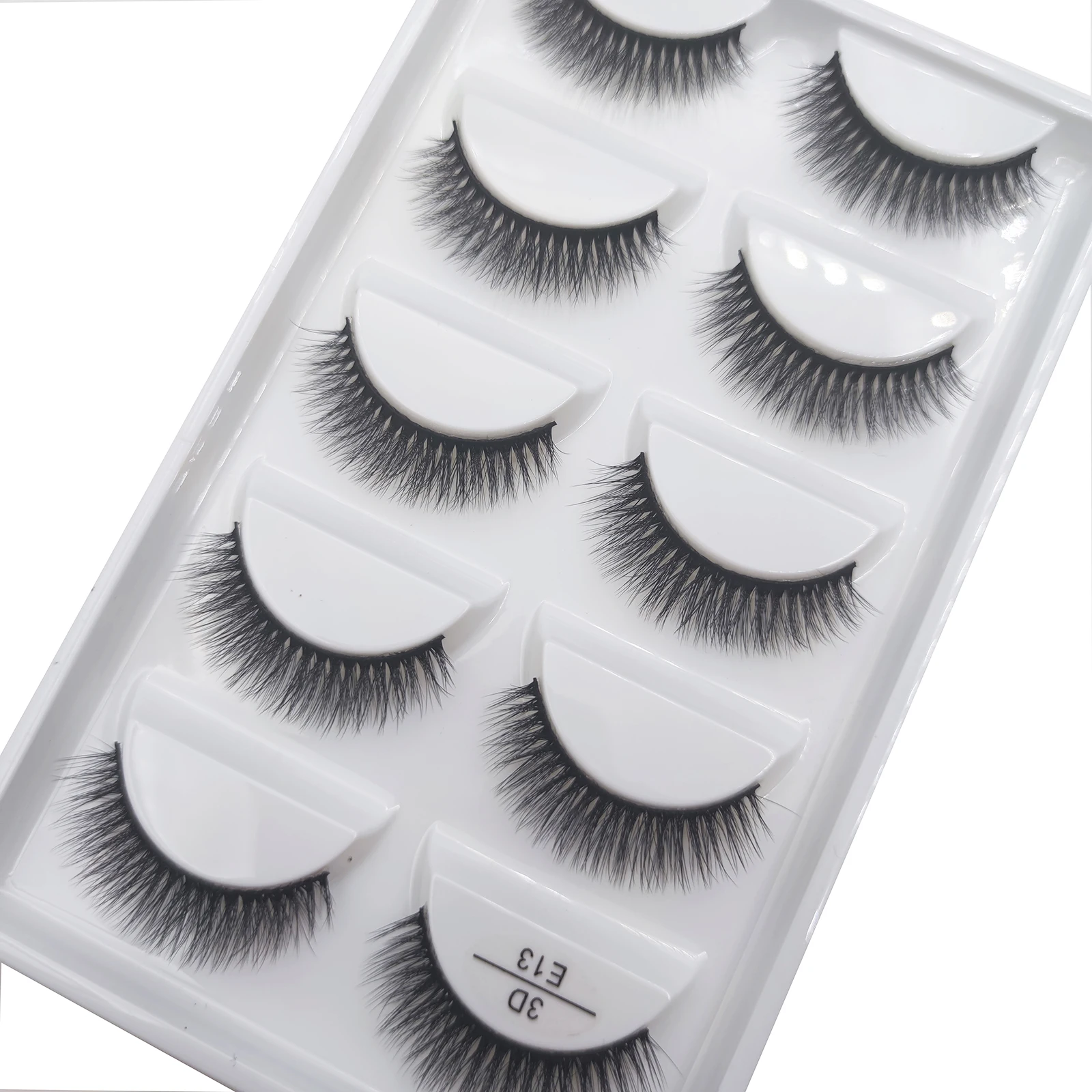 22 Style 5 Pairs 3D Natural Soft Mink False Eyelashes Makeup Fake Eye Lashes Faux Cils Make Up Beauty Maquiagem E01 H13 X08 6