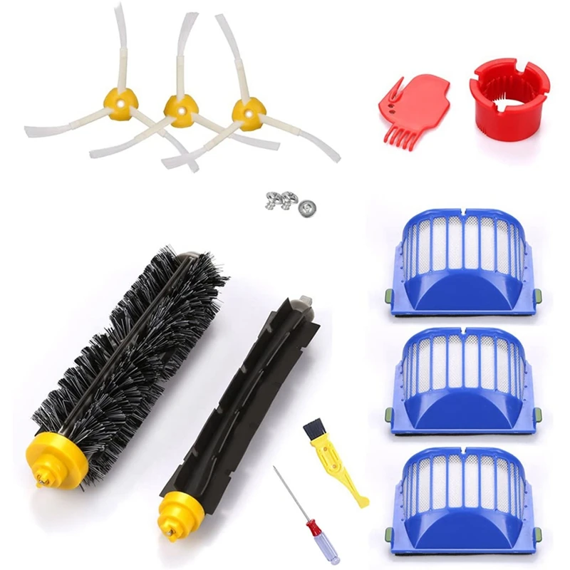 

Parts Accessories Filter For Irobot Roomba 600 Series 605 610 614 615 616 620 625 630 Cleaner Vacuum Beater Side Brush