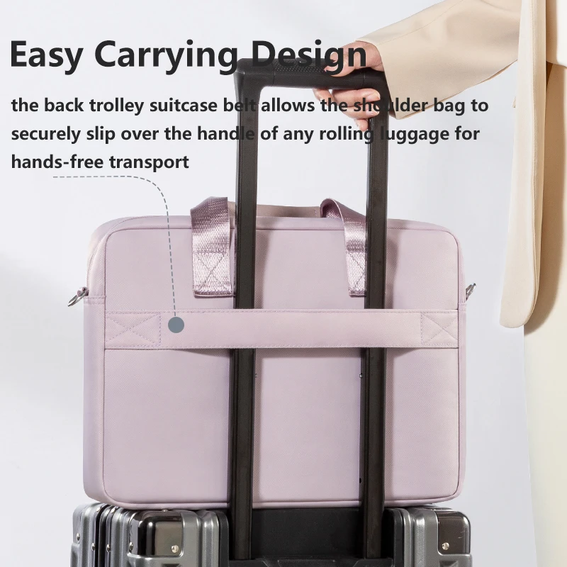 Elegant Laptop Shoulder Bag & Briefcase Handbag