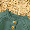 Baby Boys Girls Bodysuits Long Sleeve Knitted Newborn Netural Spring Autumn Winter Onesie Jumpsuits 0-18m Toddler Infant Clothes 4