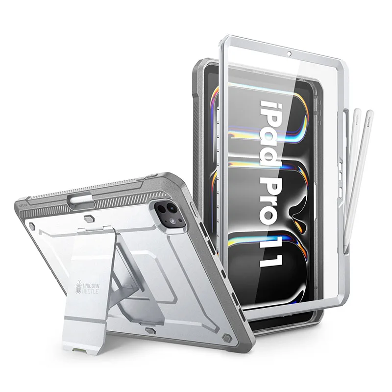 Custodia Per IPad Pro Da 11 Pollici M4 (2024, 5a Generazione), Custodia Protettiva A 3 Strati