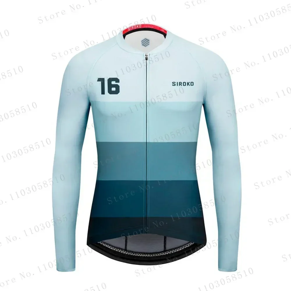 Siroko Men Cycling Jersey Racing Cycling Autumn Long Sleeve Shirt Outdoor Road Mtb Tops Maillot Ciclismo Spring