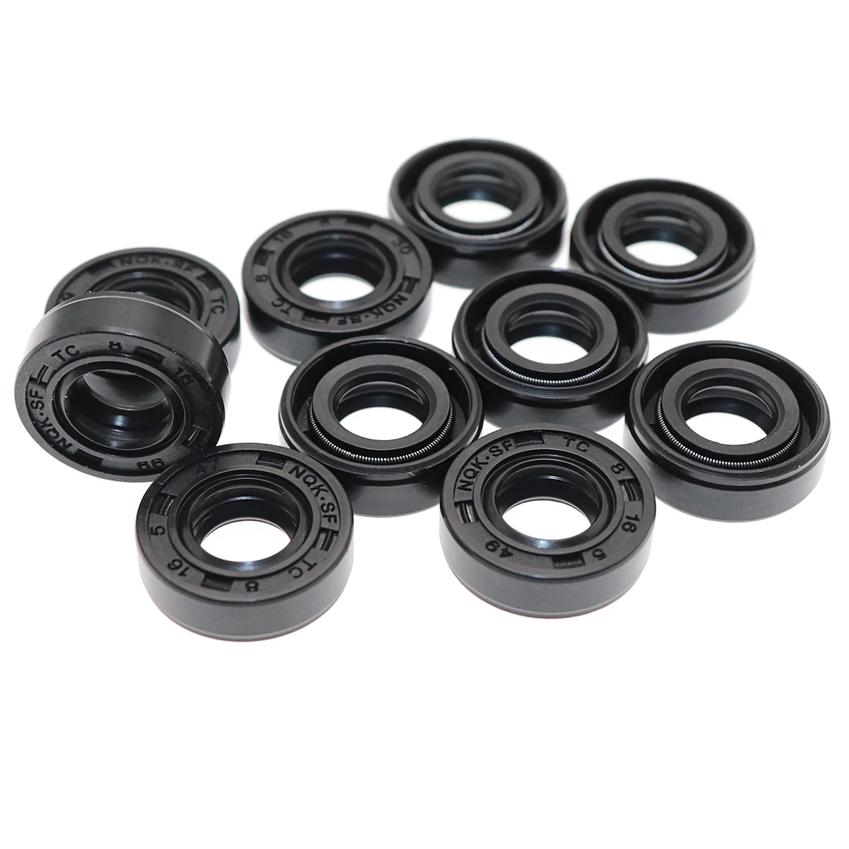 10pcs NQK 8x16x5 TC8x16x5 NBR Skeleton Oil Seal 8x16x5 Seals NQK