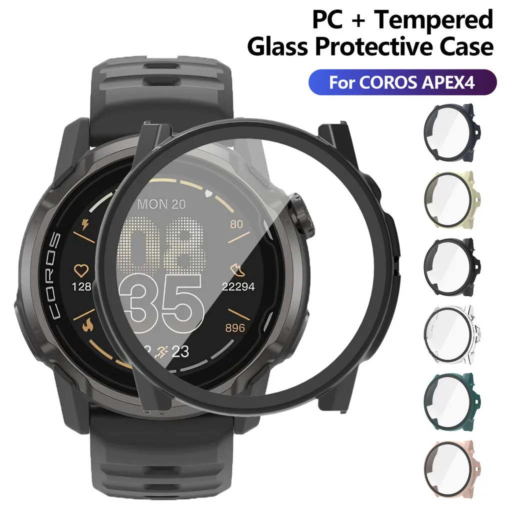 Premium Tempered Glass Shell with Anti-Scratch PC Bumper Screen Protector Cover