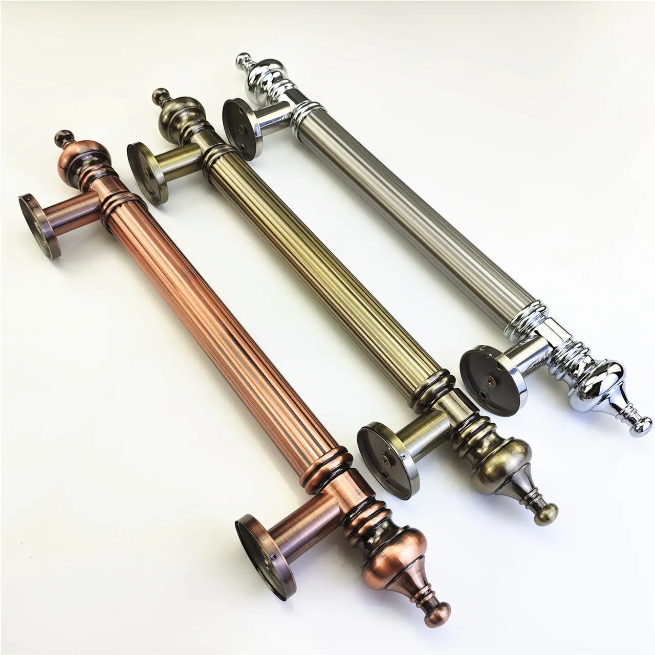 Description Picture 6 of itemModern Sliding Barn Gate Bronze Handle 460mm Bedroom Restaurant Bathroom Furniture Outdoor Garage Fence Wood Door Hardware Pull