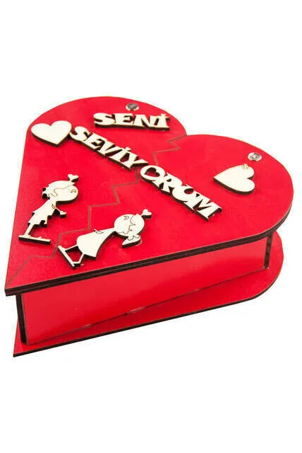 

Подарочная коробка IQRAH Heart I Love You Love, День святого Валентина