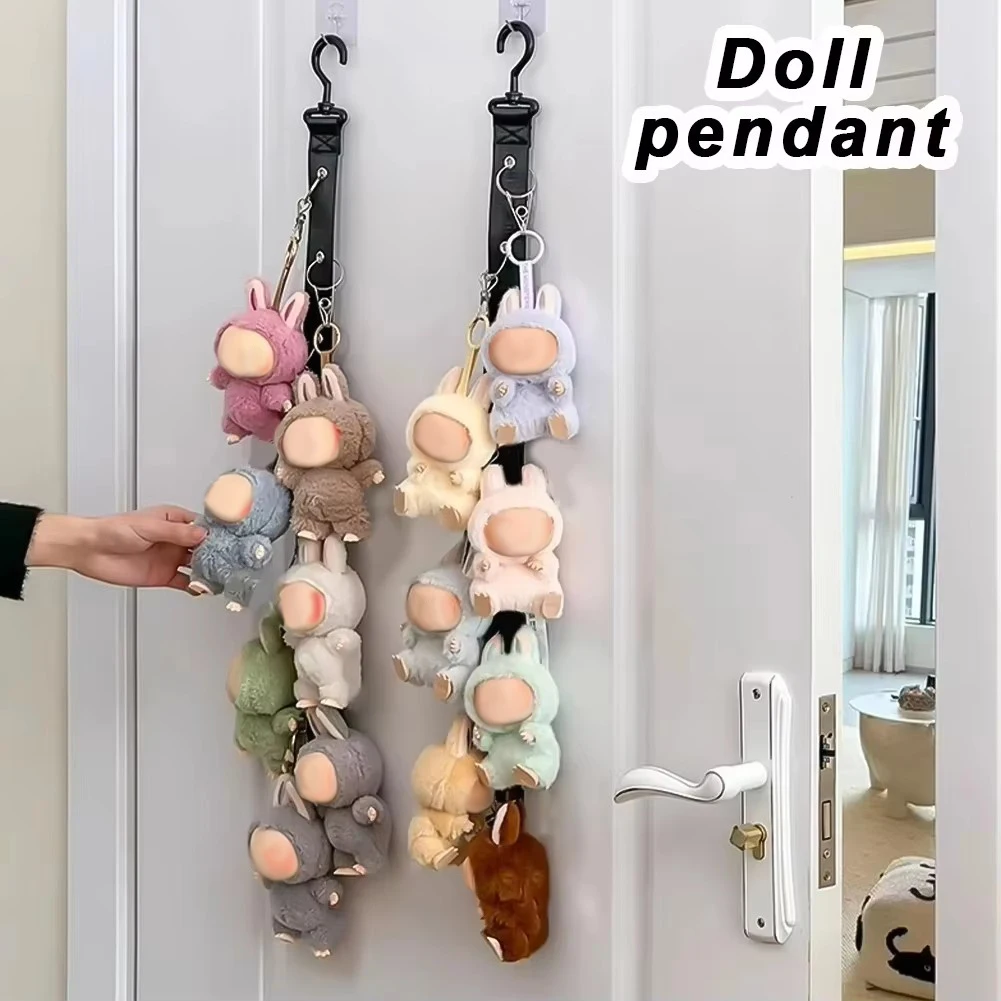 Doll Pendant Storage Rape Tool Cabinet Door Decor Accessories For Dolls Storage Bag With Hanging Hook Doll Pendant Storage Rope