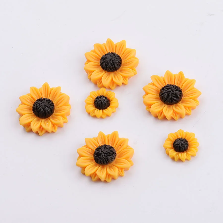 

Resin Daisy flower small fresh sun flower DIY Jewelry Accessories