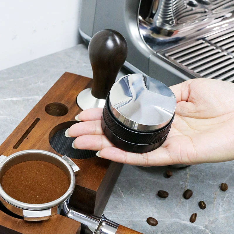 Kaffee verteiler 51mm 53mm 58mm Espresso Leveler Holz einstellbare Verteilung für Brevi lle Delonghi Zubehör Barista Werkzeuge – Detail 8