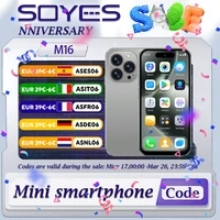 2025 New ONEMYTH 3G Mini Smartphone 4.0" HD Full Screen 2000mAh Large Battery 2GB RAM 16GB ROM 5MP Camera Dual SIM With Face ID 1