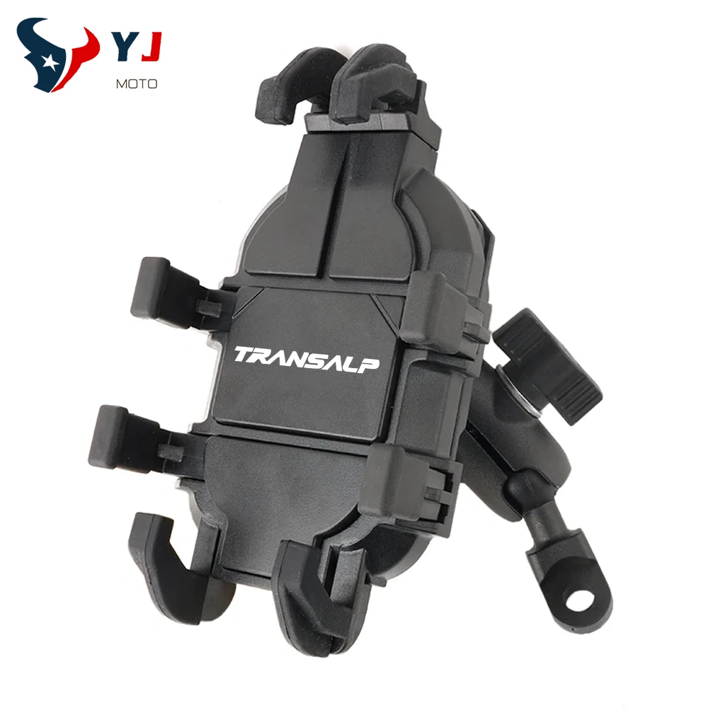 Enhanced Motorcycle Handlebar Phone Holder with Shock Absorber GPS Stand
