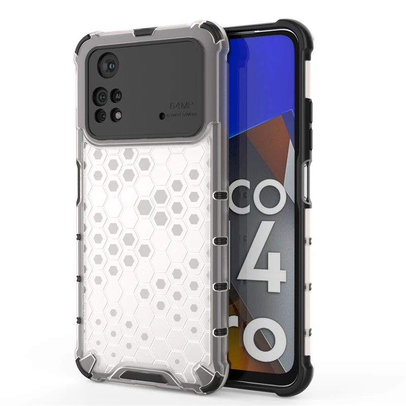 Coque Poco M4 PRO 4G Transparente Antichoc avec Protection Caméra
