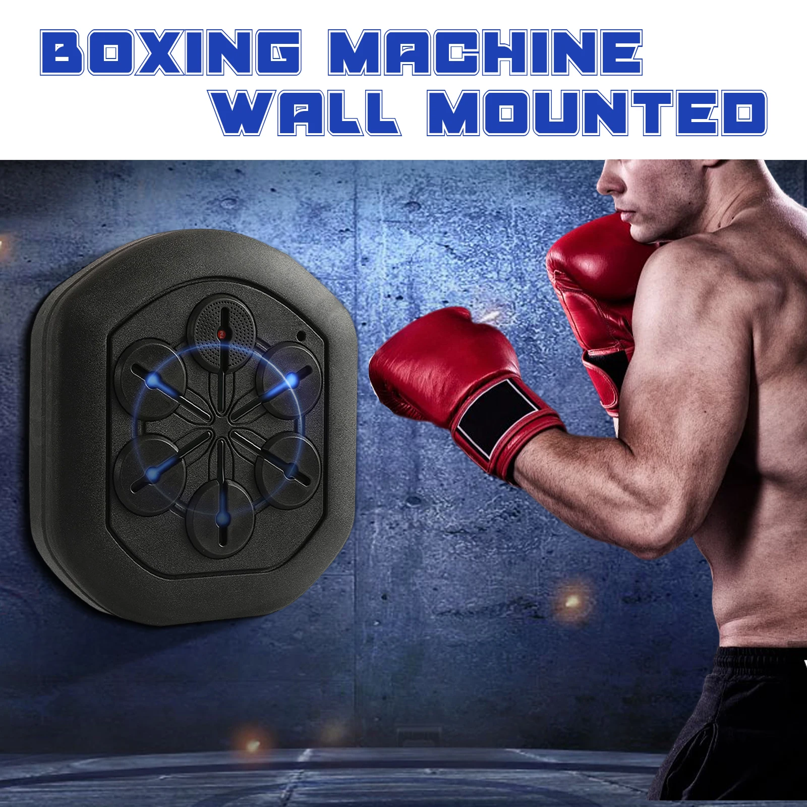 String string Voorschrift verbannen Dual Bluetooth Boksen Machine Met Muziek Boksen Fitness Trainer Muziek  Boksen Machine Elektronische Muur Doel Wandmontage - AliExpress