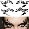 1 Piece Halloween Makeup Eye Temporary Tattoo Facial Face Transfer Sticker Beauty Supply For Party, Dancing, Ball, Etc 1