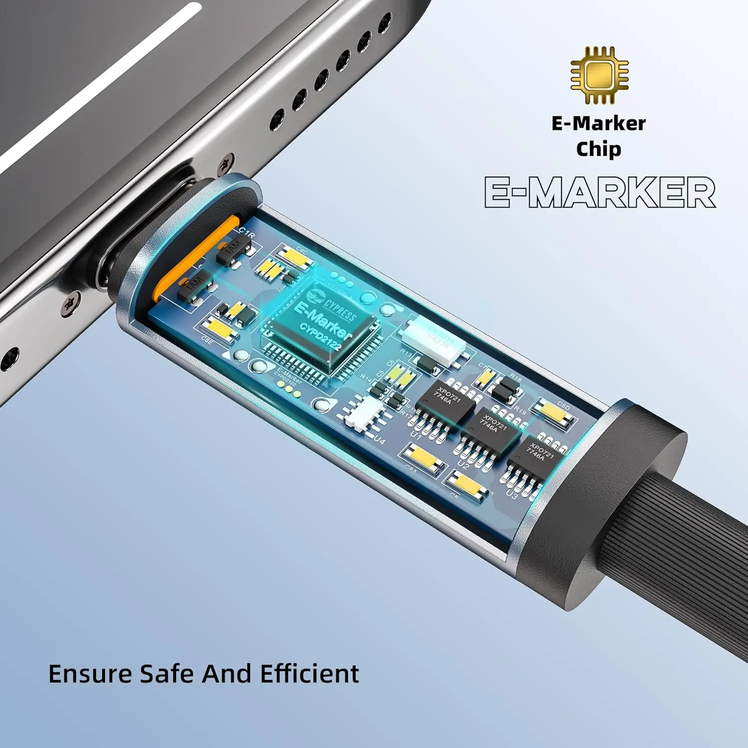 100W USB Type C To USB C Cable 100W PD 3.1 Fast Charging Charger Wire For iPhone 15 16 Plus Pro Max Xiaomi Samsung Laptop Cord