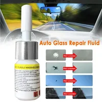 1set Windshield Repair Agent Car Glass Scratch Mend Fluid Resin Nano Window Crack Repair Agent Window Cracks Maintenance Tools 2