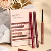 QIBEST Cross-Border Matte Lip Liner Set — 12-Color Assortment, Nude Shades, Waterproof, Lip Contouring Pencils 3