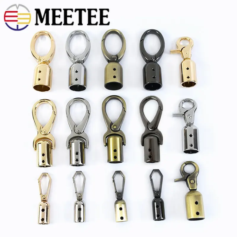 5/10/20Pcs Metal O Ring Buckles Keychain Tassel Pendant Stopper Hook Clasp  Keyring Bag Sides Clip Buckle Luggage Accessories - AliExpress