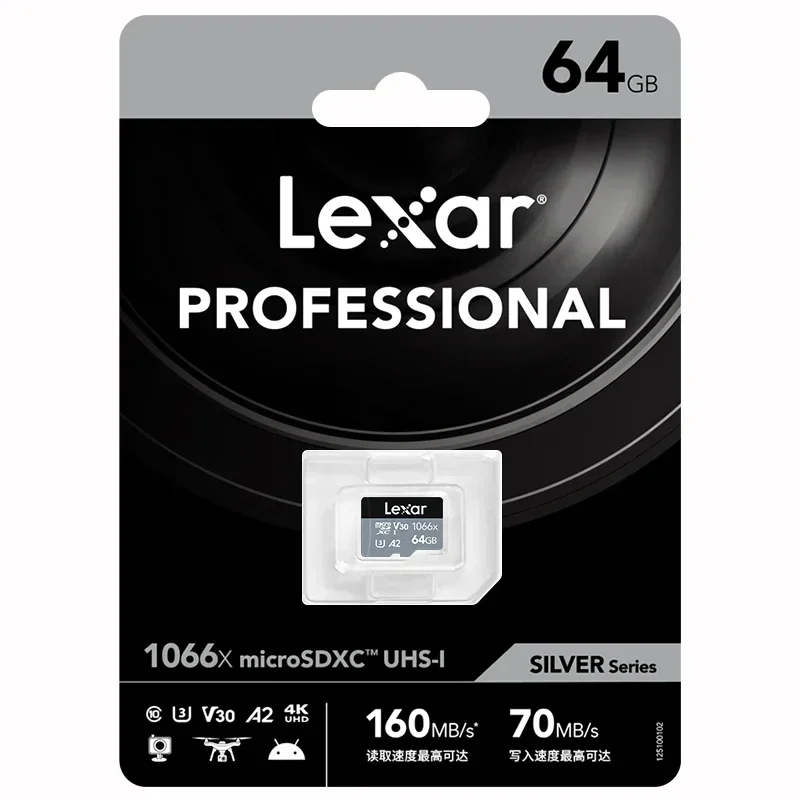 Lexar ο 1066X TF ī 64GB 128GB 256GB 512GB ũ SD ī SDXC Ŭ 10 ִ 160 ްƮ/ ޸ ī A2 U3 V30 ȭ/ װ