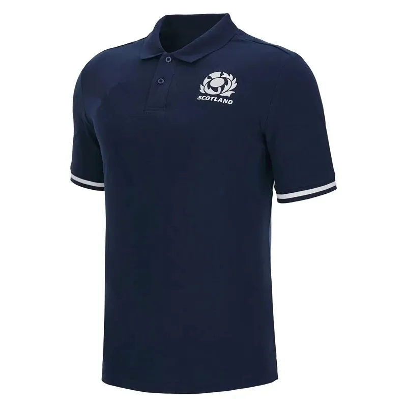 2023 Scotland Rugby Home Jersey polo Shirt size S M L XL XXL 3XL 4XL