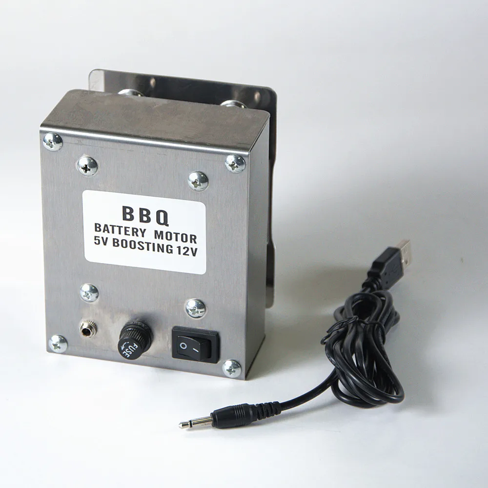 Description Picture 5 of item30KGS USB BBQ Motor Electric Rotisserie Rotating Motor Grill Barbecue Spit Metal Rotisserie Motor Moteur Tournebroche 5V to 12V