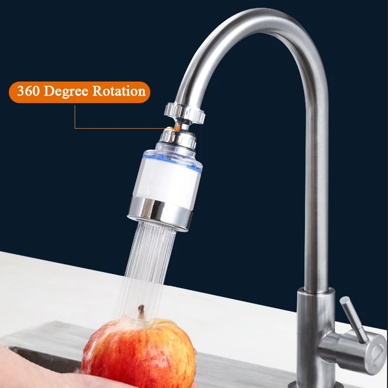6PCS Faucet Purifier Sprayer Head Shower Faucet Splash Filters Universal Tap Adapter for Hard Water Bath Filtration Purifier faucet water filter